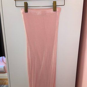 Maxi Tube Dress || Baby pink